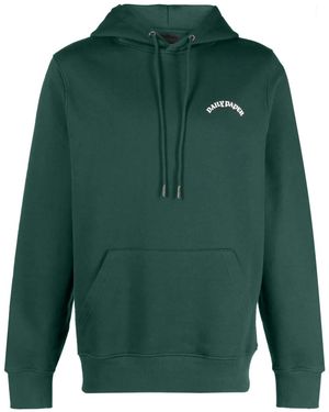 Daily Paper Sudadera con capucha y logo - Verde