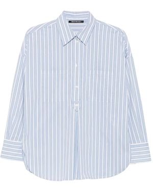Pennyblack Striped Long-Sleeve Blouse - Blue