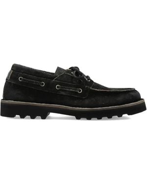 AllSaints Zapatos Náuticos Skiff - Negro