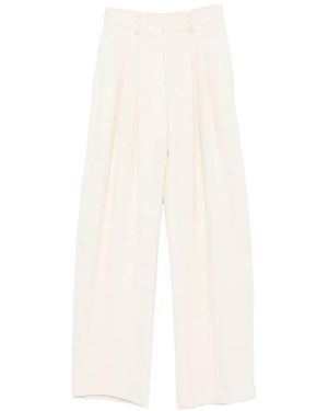 Nanushka Seka Tapered-Leg Tailored Trousers - White