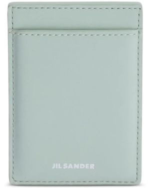 Jil Sander Portacarte Magnetico - Verde