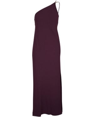 Vince One-Shoulder Maxi Dress - Purple