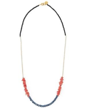 Undercover Beaded-Chain Necklace - White