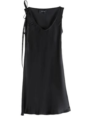 Simone Rocha Tie-detail slip mini dress - Schwarz
