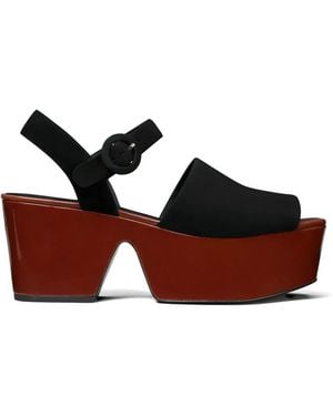 Tory Burch Platform Sandals - White