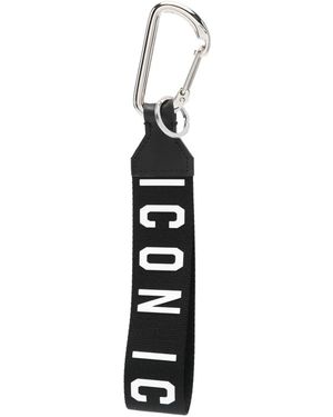 DSquared² Be Icon Keyring - White