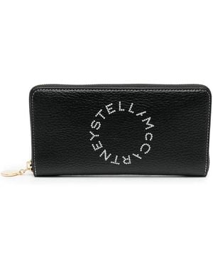Stella McCartney ステラロゴ 長財布 - ブラック