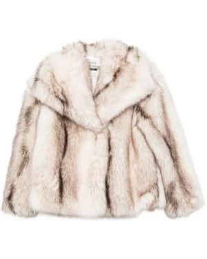 Source Unknown Harper Jacke Aus Faux Fur - Natur