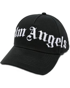 Palm Angels Logo Baseball Cap - Black
