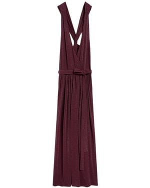 Momoní Vestido Pepita Sin Mangas - Morado
