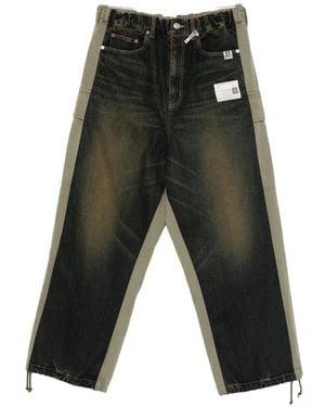 Maison Mihara Yasuhiro Elasticated-Waistband Trousers - Grey