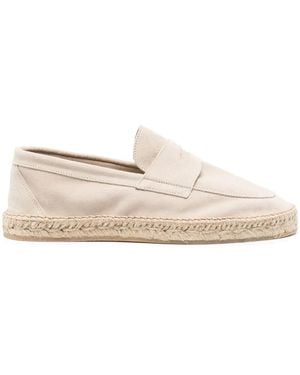 SCAROSSO Diego Suede Espadrilles - Natural