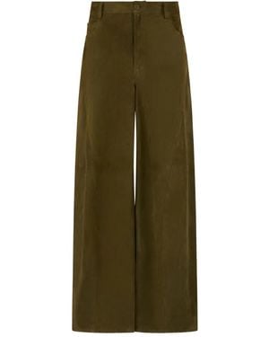 Marni Wide-Leg Pants - Green