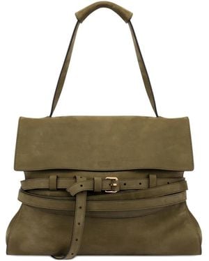 Moschino Tie Me Shoulder Bag - Green