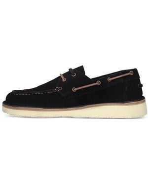 Astorflex Zapatos náuticos Boatflex de ante - Negro
