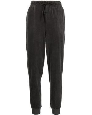 Fear Of God Drawstring Velour Trousers - Black