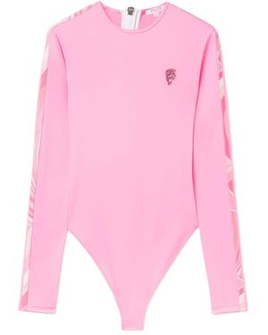 PUCCI ロングスリーブ ワンピース水着 - ピンク