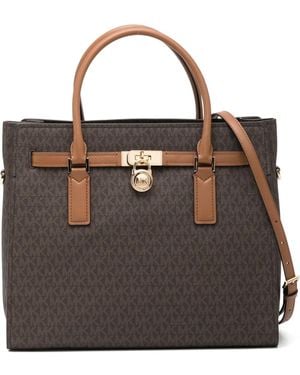 Michael Kors Large Hamilton Moderne Tote Bag - Black