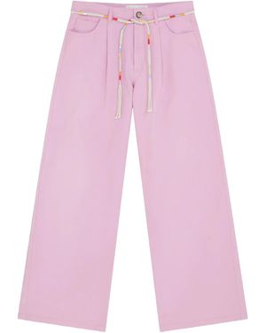 Mira Mikati Pantalones de algodón - Rojo
