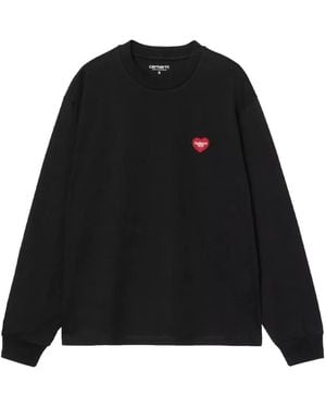 Carhartt ロゴ スウェットシャツ - ブラック