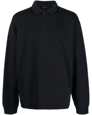 Vince ジップディテール スウェットシャツ - ブルー