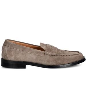 Marc O' Polo Mocassins En Daim À Entaille Penny - Grey