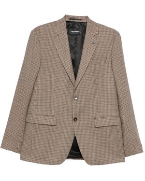 KARL LAGERFELD Checked Jacket - Brown