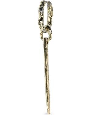 Parts Of 4 Deco Mini Spike Earring - White