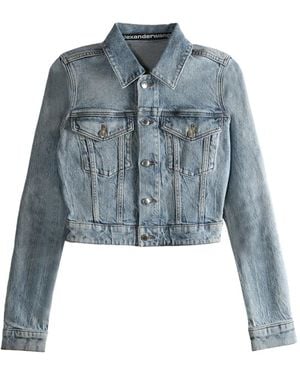 Alexander Wang Button-fastening Denim Jacket - ブルー