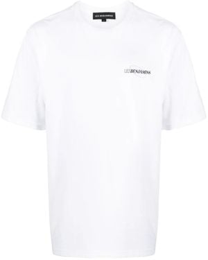 Les Benjamins T-Shirt Con Stampa - Bianco