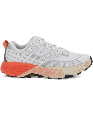 Hoka One One Zapatillas Speedgoat con cordones - Blanco