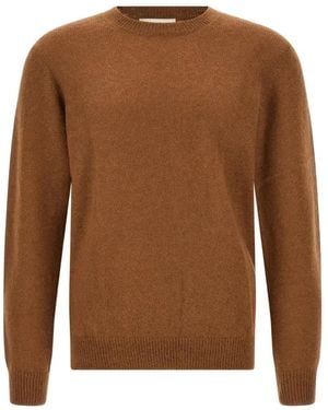 LARMERI STUDIO Klassischer Kaschmirpullover - Braun
