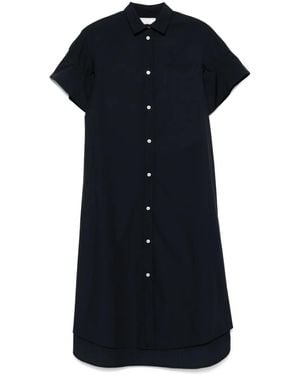 Societe Anonyme Vestido midi Butterfly - Azul