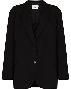 Frankie Shop Bea Oversized Blazer - Women's - Polyester/spandex/elastane - Black