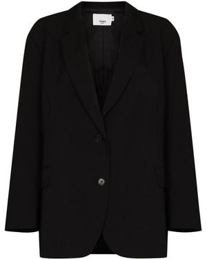 Frankie Shop Bea Oversized Blazer - Women's - Polyester/spandex/elastane - Black