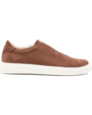 Eleventy Slip-On Trainers - Brown