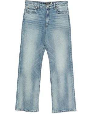Ralph Lauren Logo-Patch Faded Jeans - Blue