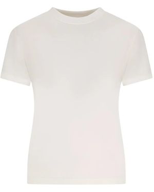 Magda Butrym Crew-Neck Short-Sleeve T-Shirt - White