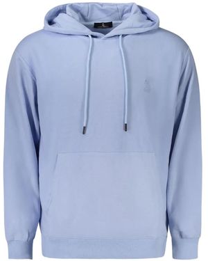 Marina Yachting Logo-Embroidered Drawstring Hoodie - Blue