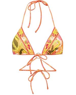 CAMILLA Flower Child Society Bikinioberteil - Orange