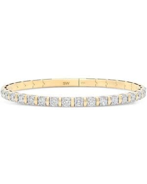 Sara Weinstock Flexigon Diamond Bracelet - Brown