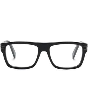 BVLGARI Brille Mit Eckigem Gestell - Schwarz