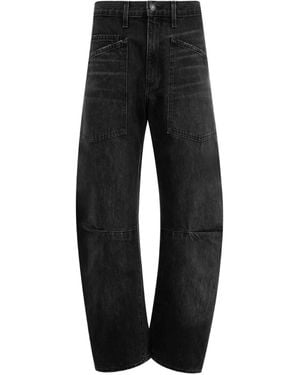 Nili Lotan Shon Panelled Jeans - Black