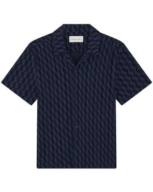 Frescobol Carioca Camicia Roberto - Blu