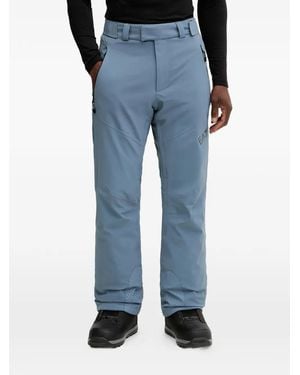 EA7 Logo-Trim Ski Pants - Blue