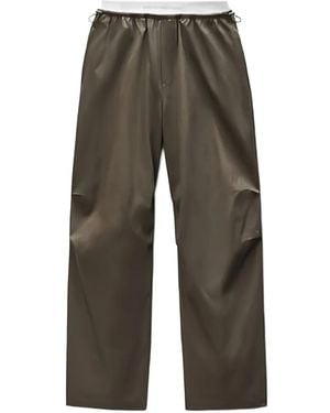 Alexander Wang Logo-Waistband Pants - Green