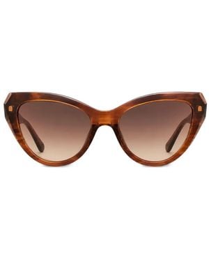 Furla Cat-Eye-Frame Sunglasses - Brown