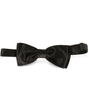 Lardini Silk Bow Tie - Black
