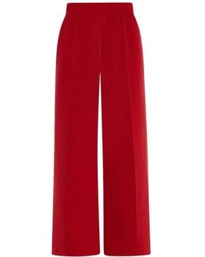 Varley Wide-Leg Track Trousers - Red