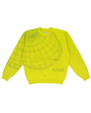 Aimé Leon Dore X New Balance プリント セーター - イエロー
